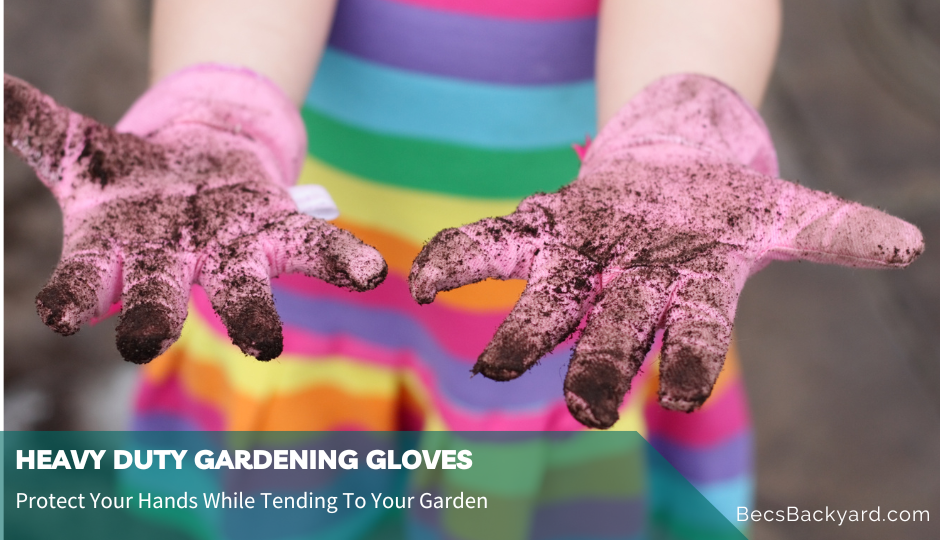 heavy duty gardening gloves